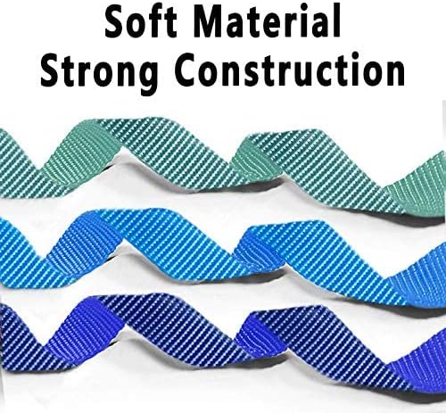 Miniatura 7 de azuza Paquete de 3 collares para perros, cómodos y ajustables, de nailon, para cachorros y perros pequeños, XS (8-12 pulgadas), verde, azul y azul