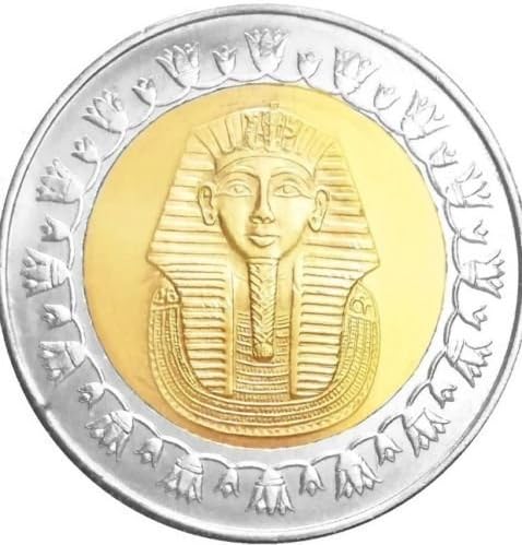 One Egyptian Pound King Tutankhamun Face