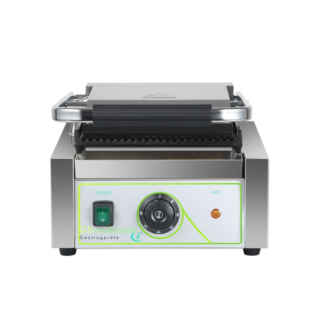 Paninitoast,Sandwichtoaster mit geriffelter Gusseisenplatte Paninigrill