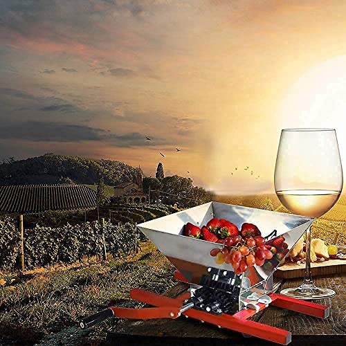 CYNEBXILG Klassischer Obst-Traubenwein-Zerkleinerer - 7 Liter/1,8 Gallonen mit hydraulischer Obstwein-Apfelpresse - 5,3 Gallonen/20L 9 CYNEBXILG Klassischer Obst-Traubenwein-Zerkleinerer - 7 Liter/1,8 Gallonen mit hydraulischer Obstwein-Apfelpresse - 5,3 Gallonen/20L