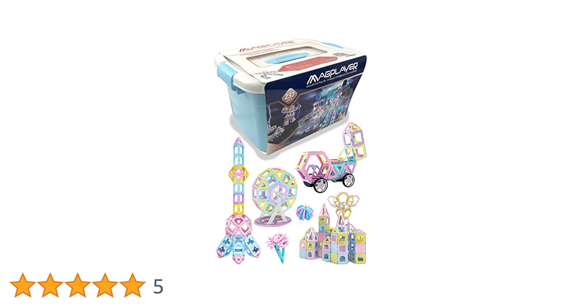 Amazon.co.jp: マグプレイヤー パステルカラーのマグネット