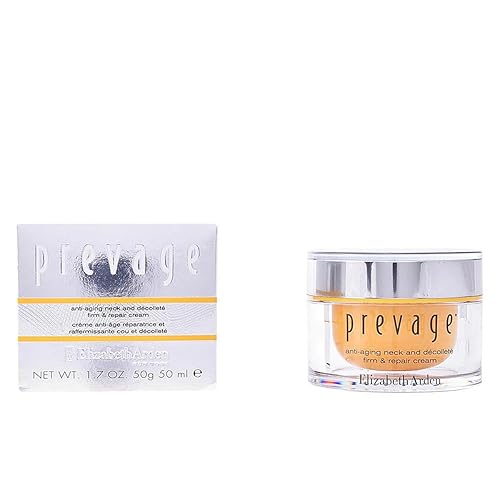 Elizabeth Arden Prevage Crema antienvejecimiento para cuello y escote, firme y reparadora, 1.7 onzas (paquete de 1)