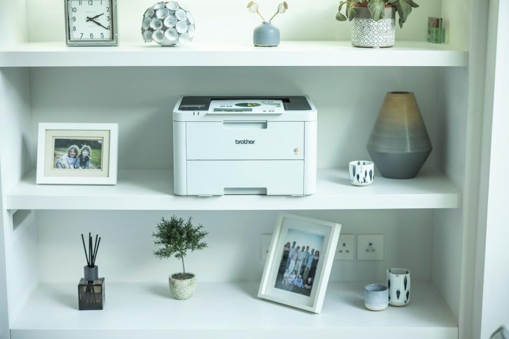 Brother HLL3220CW | LED a Colori Ecopro ready |18 ppm | Display LCD| USB e Wi-Fi |Cassetto da 250 fogli| Toner inclusi da 500 pag