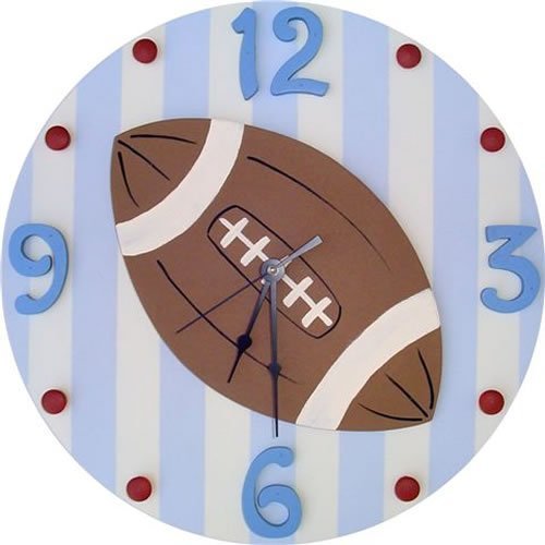 Football Wall Clock Home & Kitchen