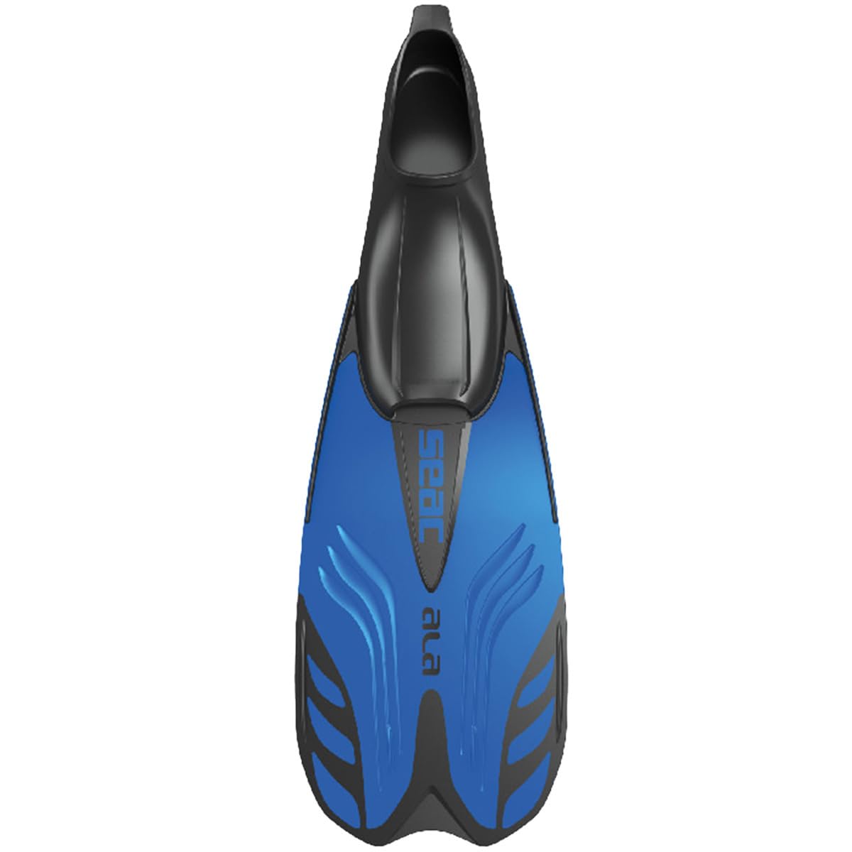 SEAC Ala Snorkeling Fin, Blue Metal, Size 5.5-6.5