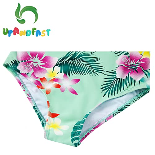 Girl One Piece Bathing Suit Upf 50+ Sun Protection Fast Dry Beach Swimwear Swimsuit For Girls(Pink Flower,12) #TOP5