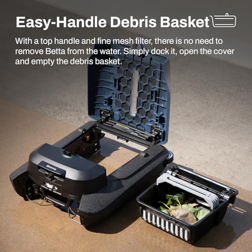Betta Flex Solar-Powered Robotic Pool Skimmer – Cordless with Dual Cleaning Modes, Soft-Touch Pool Protection. Compatible with Infinity Edge, In-Ground & Above-Ground Pools (Blue) by Betta - Image 9