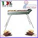 Mistermoby Fornacella Cuoci Spiedini Arrosticini Carne Pesce Pane 80 Cm