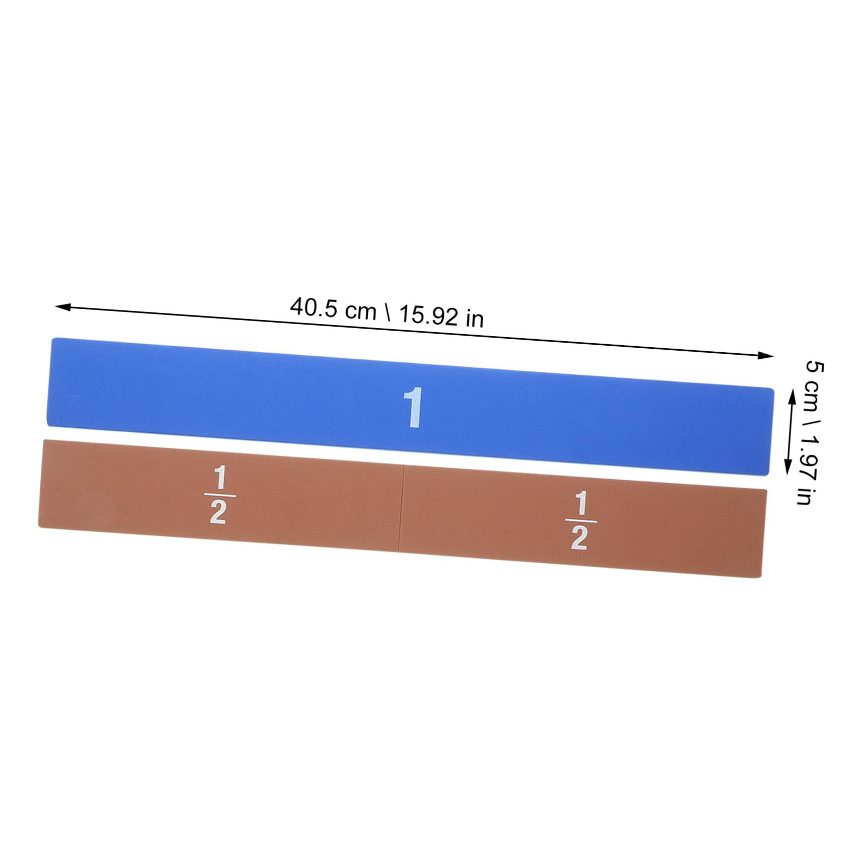 Tuile de Fraction Magnétique Eva, 1 Set, pour Élèves, Apprentissage
