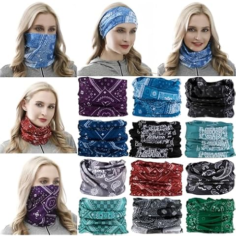 DEMIL Multifunctional Seamless Sports Headband Set Cover