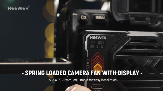 Amazon.com : NEEWER Basics Camera Cooling Fan with Battery, Spring