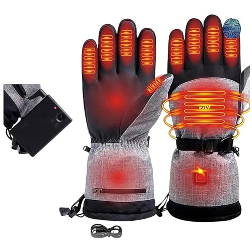 Gants chauffants avec batterie pour éliminer l'onglée en moto et ski