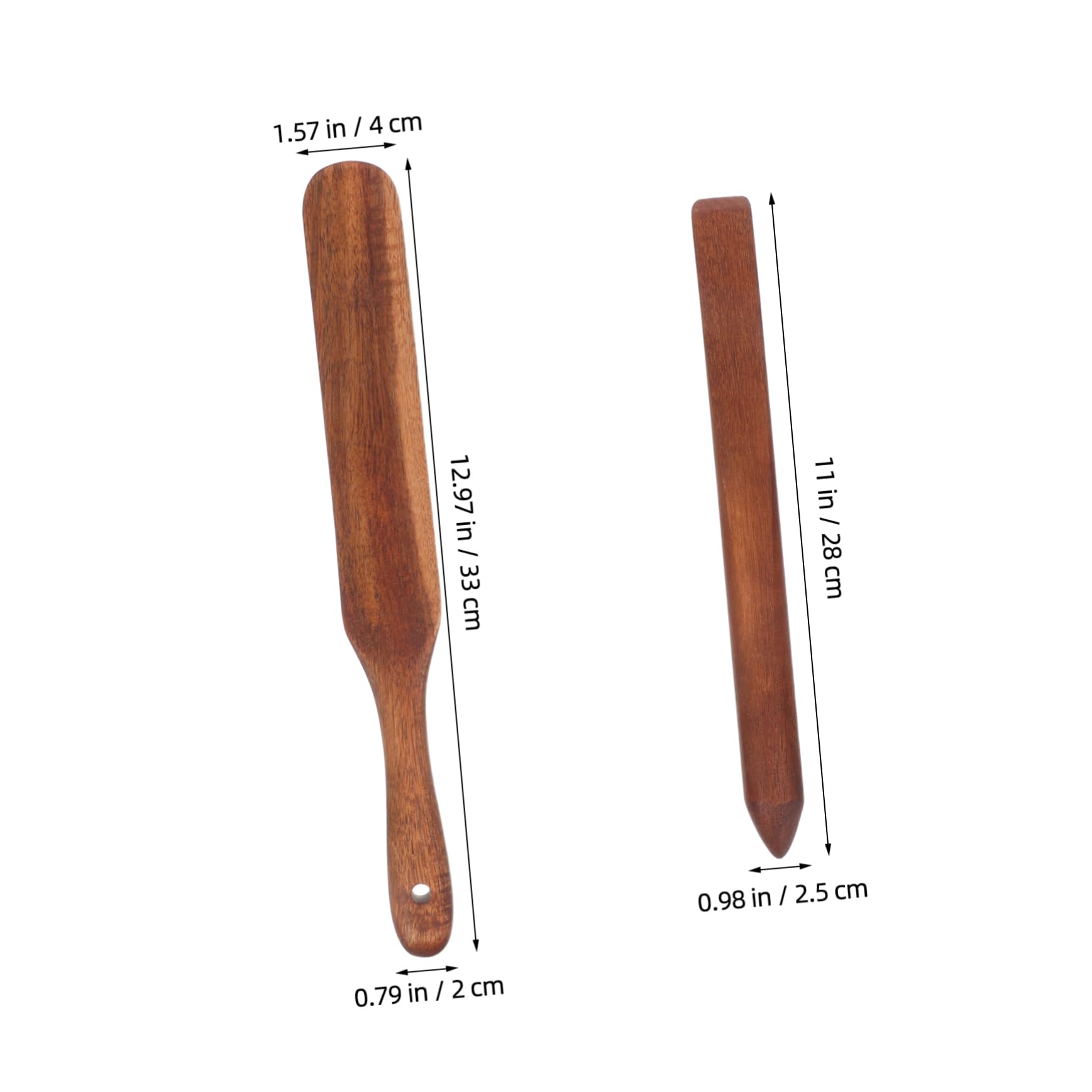 MAGICLULU 3piezas Varilla de Madera de Acacia para Remover Masa Madre Espátula para Masa Madre Utensilios de Cocina para Mezclar Pan para Cocinar y Hornear