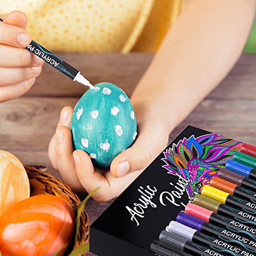 TrendGate 48 Colori Pennarelli Acrilici per