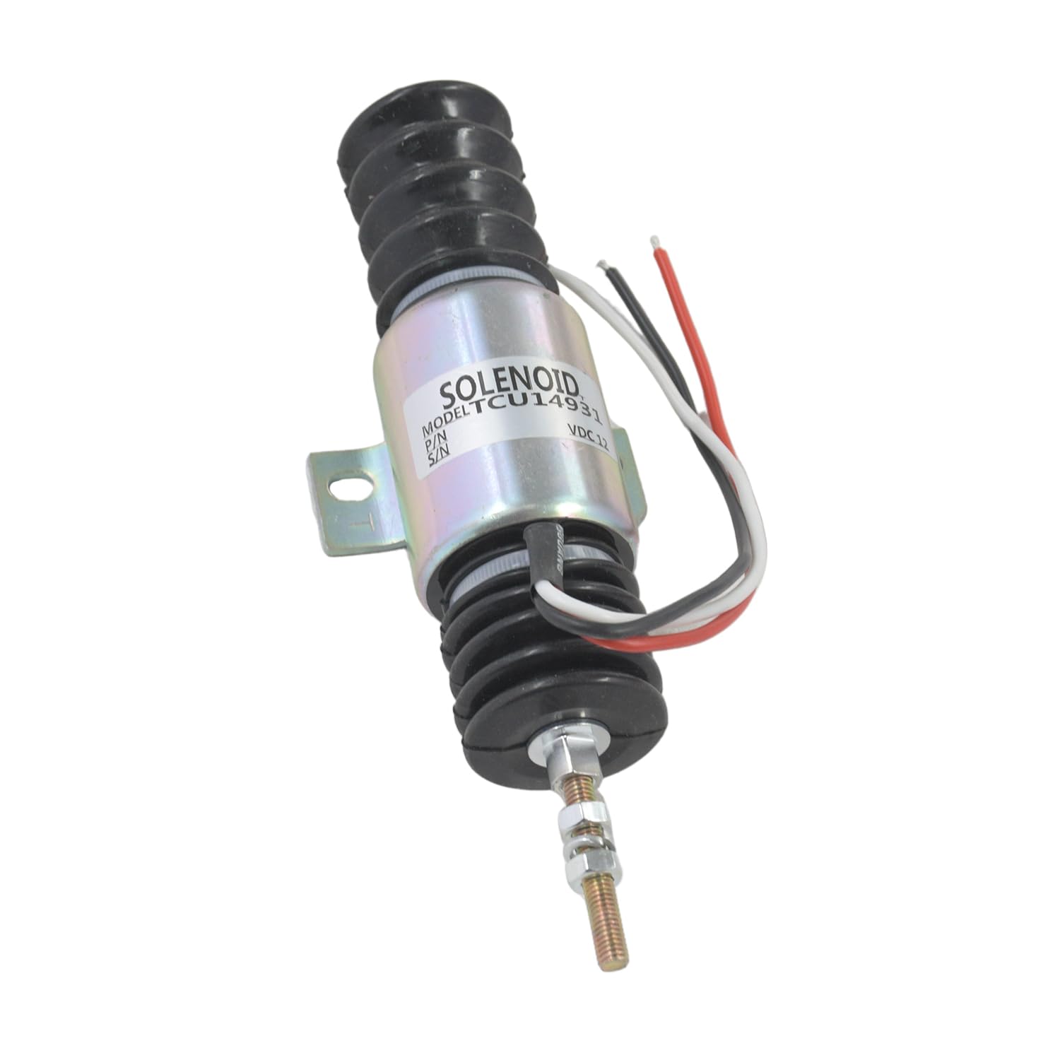 AM121994 TCU1-4931 - Válvula solenoide de apagado de combustible de 12 V compatible con cortacésped delantero John Deere 3225C 3235C 3245C F911 F925 F932 F935