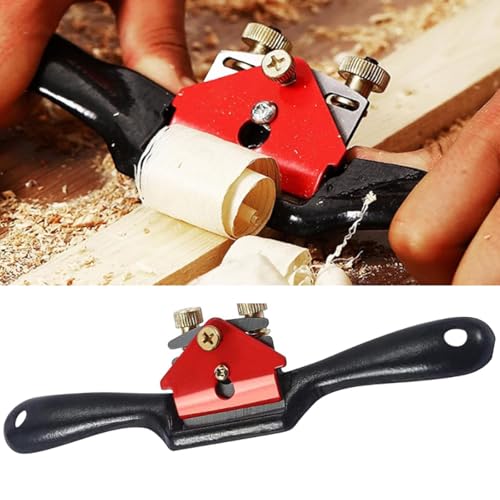 Bamyi 9" Spokeshave Tool, Adjustable Woodwork Hand Planer with 4 Replacement Blades, Hand Planers for Woodworking and Manual DIY Enthusiasts 6 Bamyi 9" Spokeshave Tool, Adjustable Woodwork Hand Planer with 4 Replacement Blades, Hand Planers for Woodworking and Manual DIY Enthusiasts - Image 6