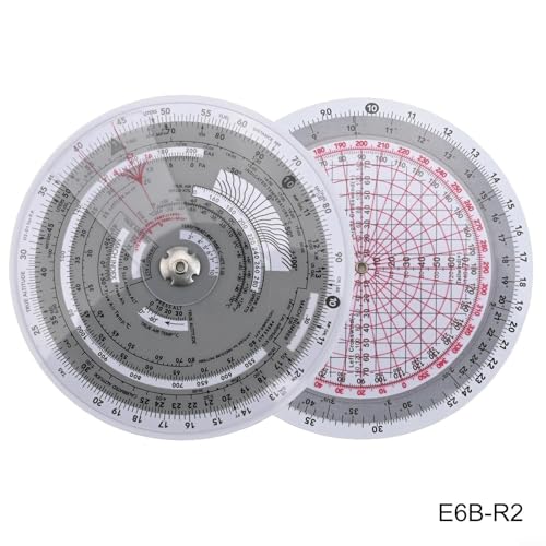 Computadora de vuelo E6B de plástico, 4.72 in miniatura 5