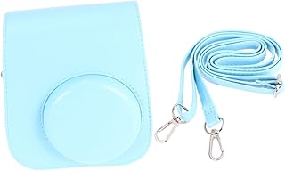 PartyKindom Bolsa Para Câmera Crossbody Capa Para Câmera Instantânea 11 Mini 11 Capa Para Câmera Instantânea Bolsa De Couro Pu Mini Bolsa Bolsa De Ombro Bolsa De Armazenamento Azul Bolsas De