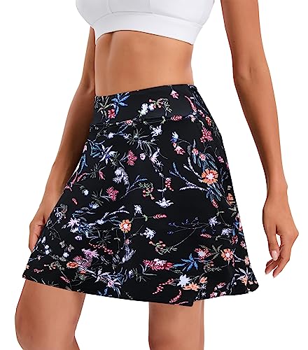 Image of Oyamiki Women's Active Athletic Skort Lightweight Tennis Skirt Perfect for Running Training Sports Golf