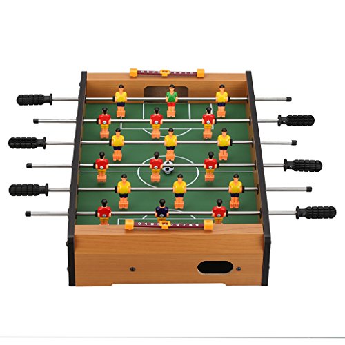 Virhuck Mini Tischplatte Tischkicker Tischbillard, Indoor & Outdoor Tisch Fußball Spiel Set für Kinder (19