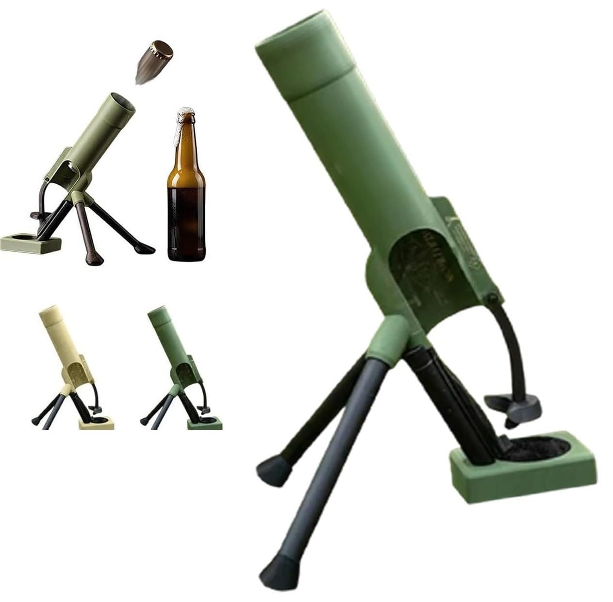 Amazon | オープナー 迫撃砲 栓抜き 瓶 51mm ボトルオープナー