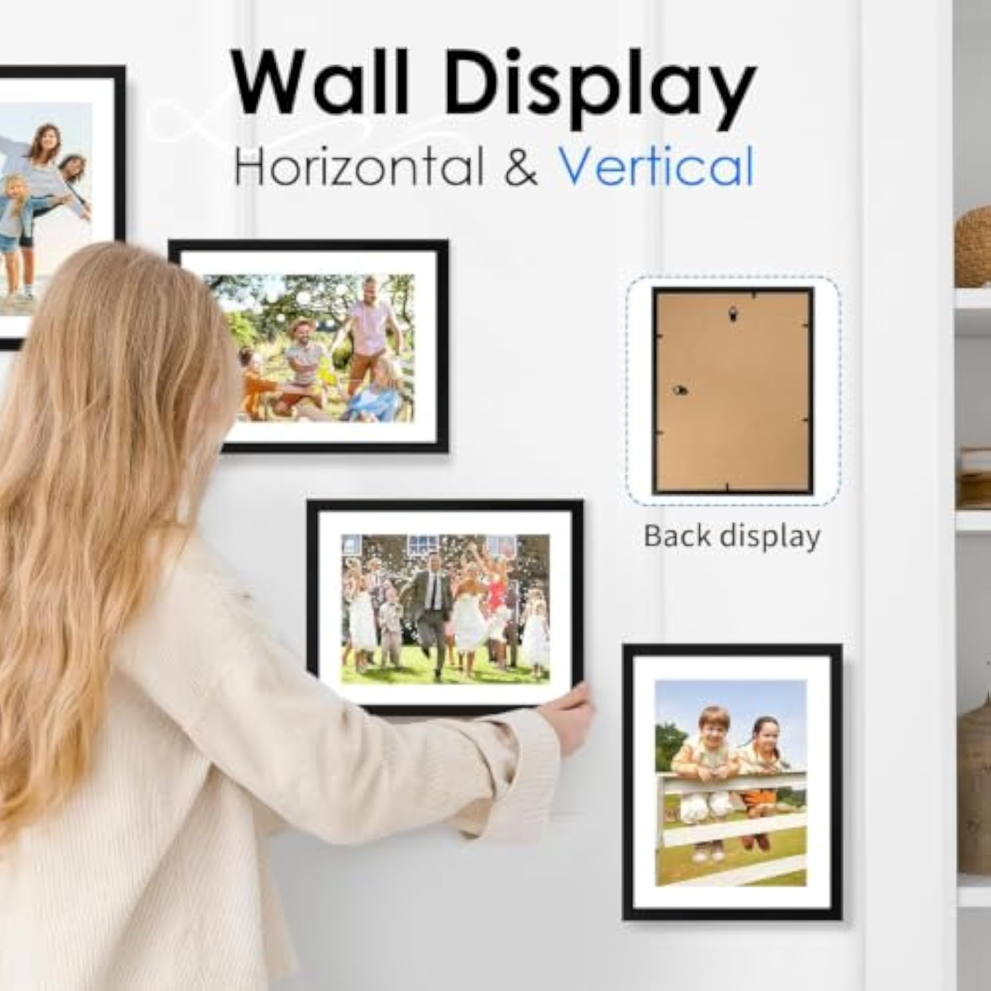 A4 Size Wall-Mount Photo Frame for Home & Office