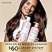 Pantene Sulfate Free Rose Water Shampoo, Soothes, Replenishes Hydration, Safe for Color Treated Hair, Nutrient Infused with Vitamin B5 and Antioxidants, Pro-V Blends, 30.0 oz