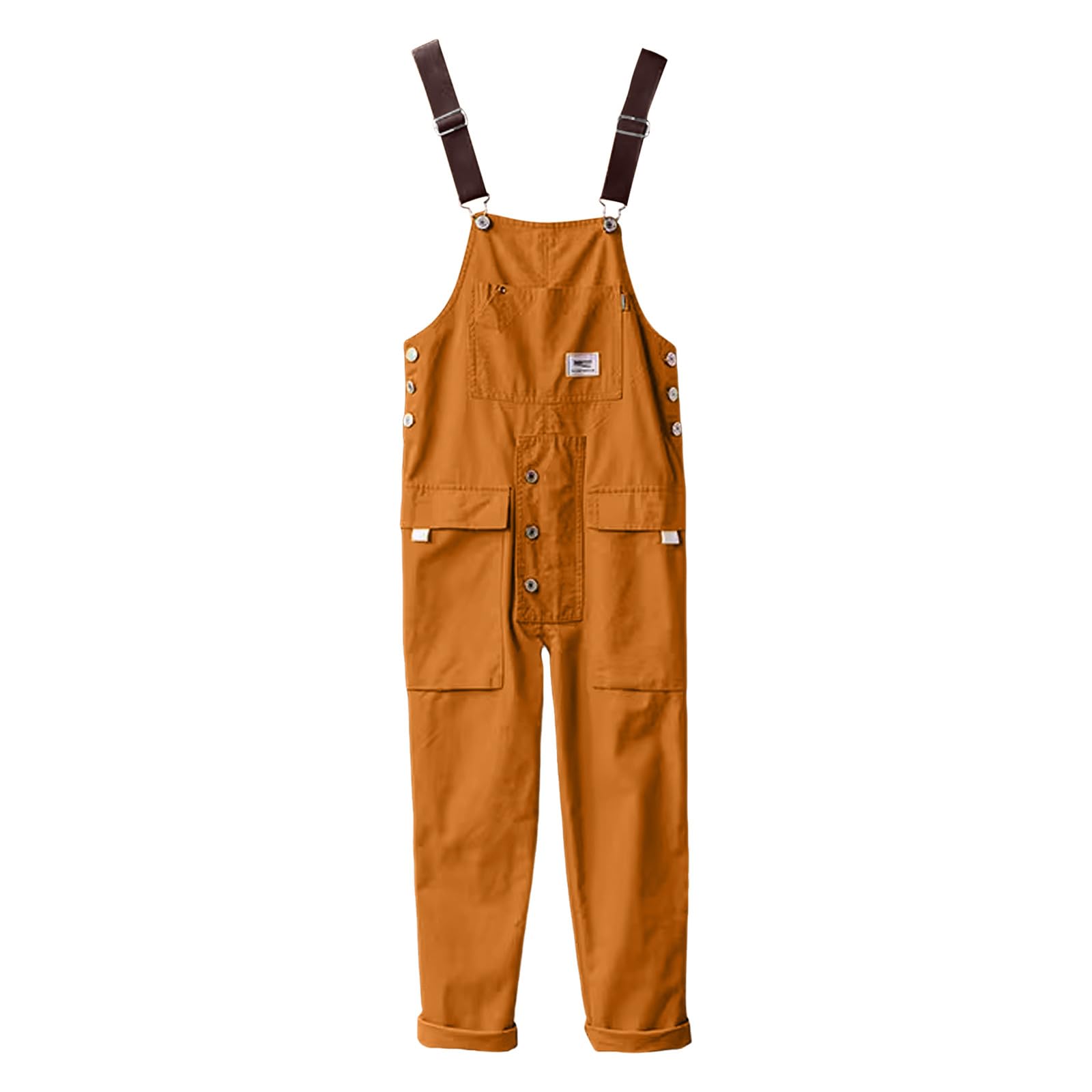 Latzhose Herren Arbeitshose Overalls Cargo Jeans Retro Jumpsuit Arbeitskleidung mit Verstellbaren Trägern und Praktischen Werkzeugtaschen Schutzhose Berufsbekleidung Streetwear