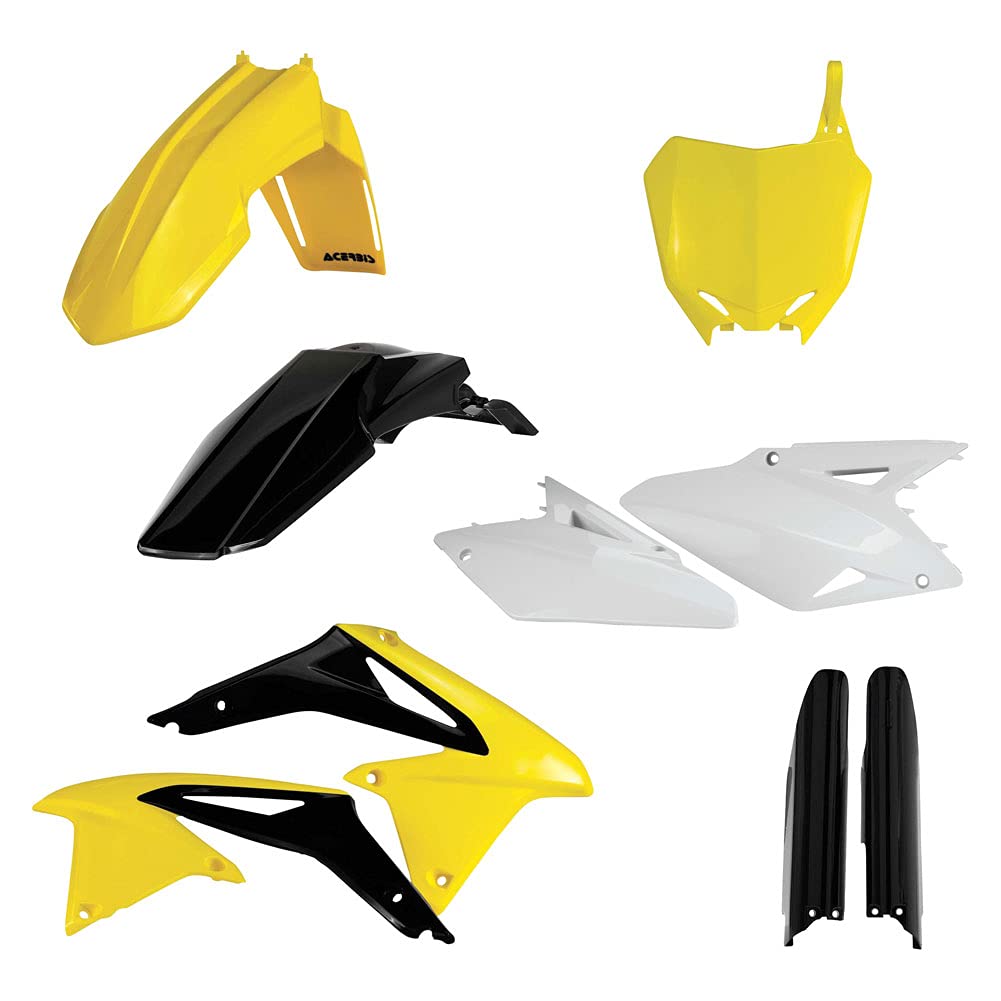 Amazon.com: Acerbis Full Plastic Kit Original 17 for Suzuki RMZ450