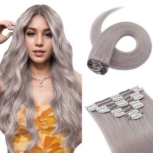 Image of Benehair Clip in Hair Extensions Real Human Hair, Blonde Hair Extensions Clip in Human Hair for Women, Long Straight, Remy Natural, Full Head 8pcs 20inch #24 Natural Blonde