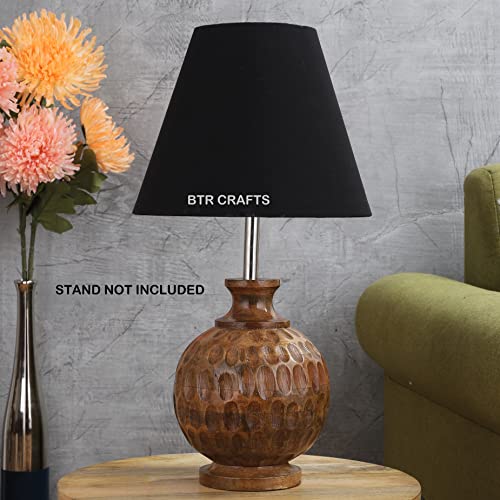 Image of 10 inch Inches (Small), Conical Lamp Shade, Cotton Fabric