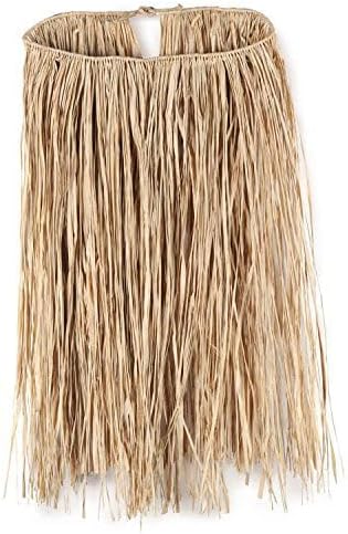 Miniatura 4 de Falda de rafia para hula, talla King, natural, accesorio de fiesta, 1 unidadpaquete