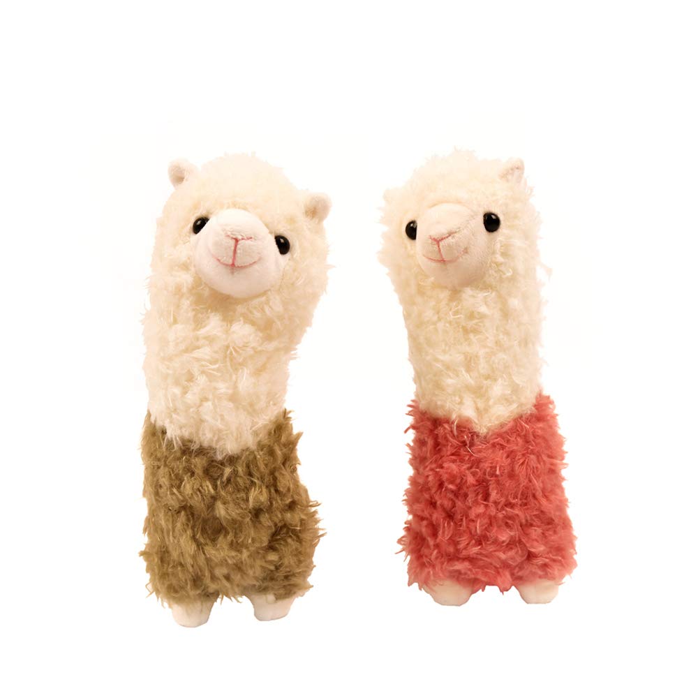 FeiWen Alpaca Peluche Peluche A Forma Di Sorriso Sella Alpaca Pony Peluche Giocattolo Bambino Regalo (rosa