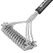 LauKingdom Grill Brush,Stainless Steel ~Bristle Free BBQ Grill Brush, Great Grilling Accessories Gift, 17 inch