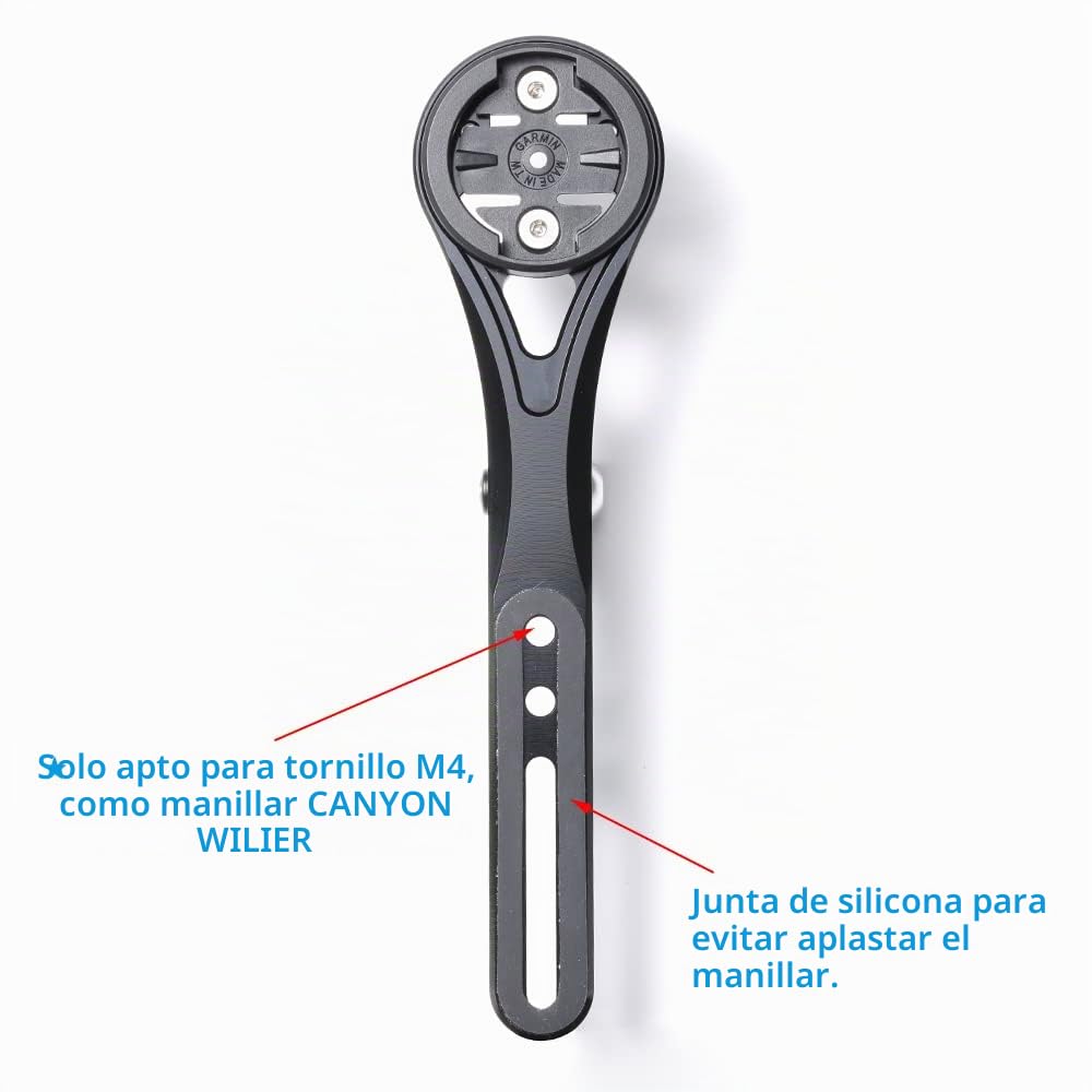 Cestbon Aero - Soporte integrado para manillar delantero compatible con Garmin, Wahoo, Elemnt, Bryton, Rider, Stages, Dash, Hammerhead, Canyon CEP y Wilier Filante Bar