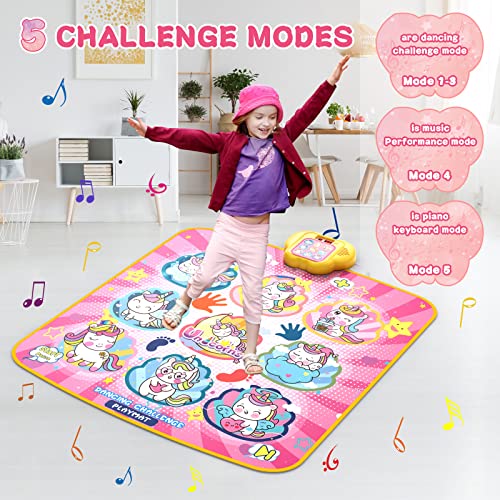 Tanzmatte Purpledi für Kinder Musik- und Spielmatte