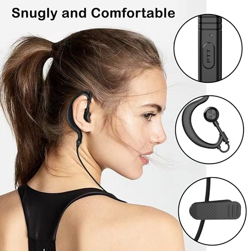 Image of SAMCOM Original Replace Wire Walkie Talkie Earpiece Headset with Mic
