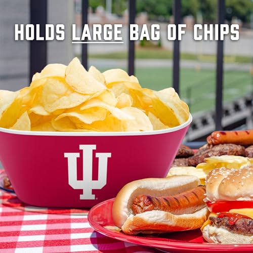 Image of YouTheFan NCAA Indiana Hoosiers Large Party Bowl