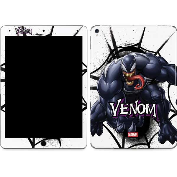 Skinit Decal Tablet Skin Compatible with iPad Pro 12.9in (2017) - Officially Licensed Marvel Venom Reaching Forward Design