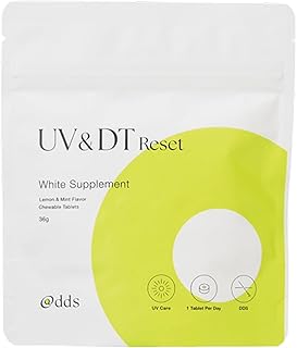 ＠dds UV＆DTリセットホワイトサプリメント｜ビタミンD配合｜チュアブルタイプ｜日本製｜約30日分（ナノエッグ開発）