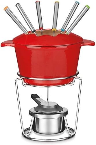 Miniatura 9 de Cuisinart Juego de fondue de hierro fundido de 13 piezas, blanco, 10