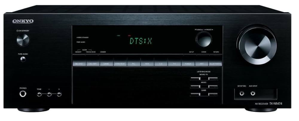 Onkyo TX-NR474 5.1-Channel Network Dolby ATMOS A/V Receiver