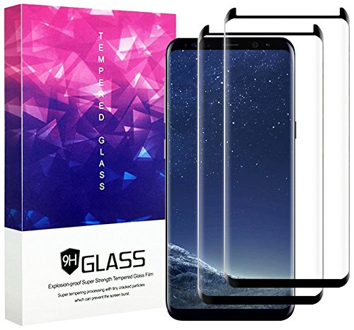 Galaxy S8 Screen Protector,ZUOXI Tempered Glass,9H Hardness[Anti-Scratch][Anti-Fingerprint][Bubble Free] for Samsung Galaxy S8 (2 Packs)