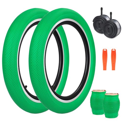 ZUKKA 20 x 2,4 Fahrradreifen, 20 x 6,1 cm, BMX-Fahrradreifen, klappbarer Ersatzreifen für MTB, Mountainbike, BMX, Pendlerfahrrad, 2 Stück