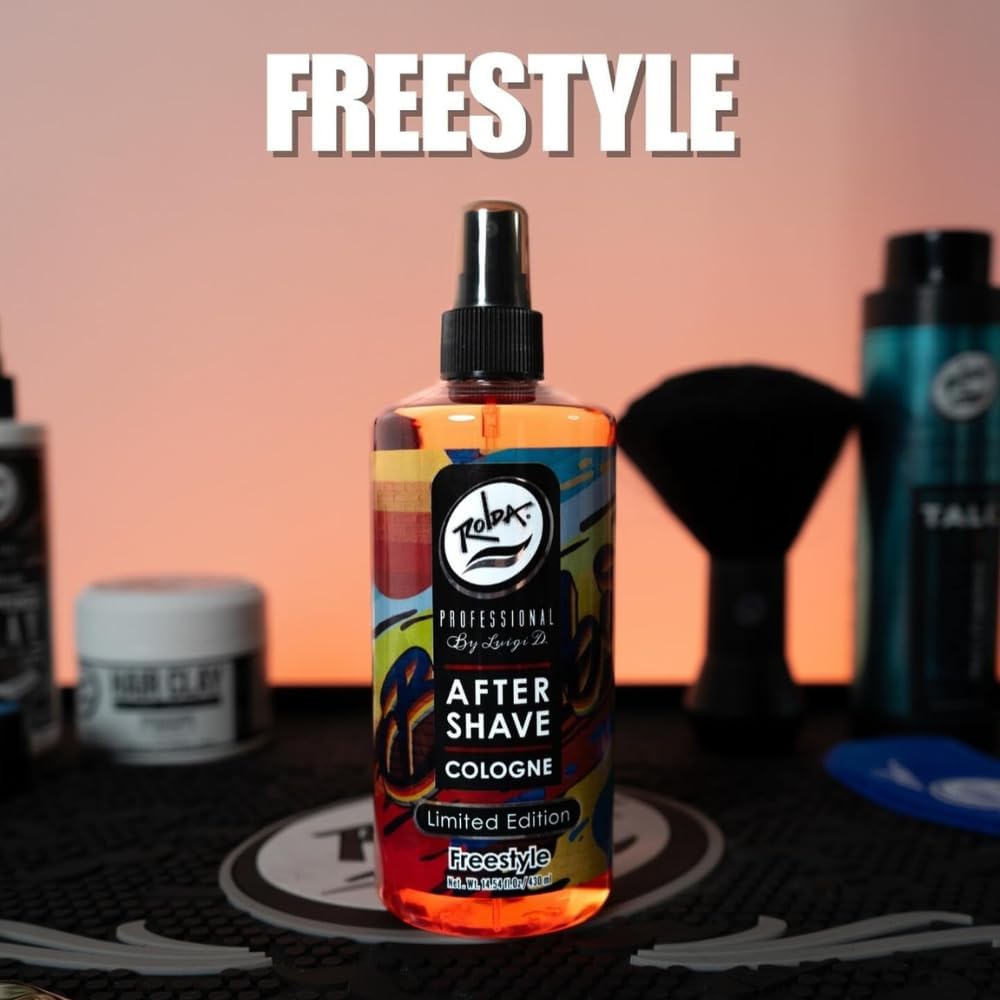 Freestyle - Tónico para después del afeitado en aerosol de colonia para hombres, tónico para después del afeitado calma la irritación, ayuda a curar y limpiar las áreas afeitadas, fragancia 7