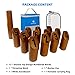 SpeedArmis Wooden Throwing Game - 12 Numbered Block Toss Games Set with Scoreboard & Carrying Case, Indoor Tailgating Bowling Yard Activity‌ for Teens Adults Family