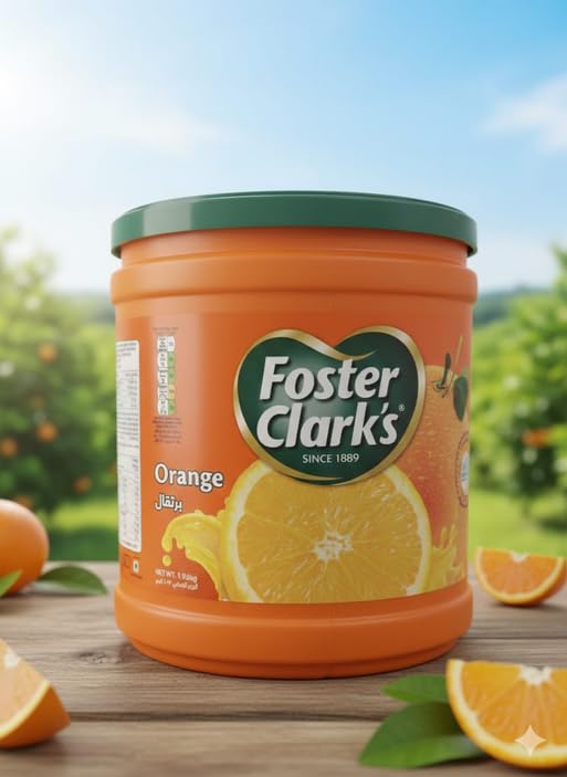Foster Clark's Orange Flavoured Drink Mix Powder, 1.92 kg, Vitamin C Enriched, 80 Servings-image-27