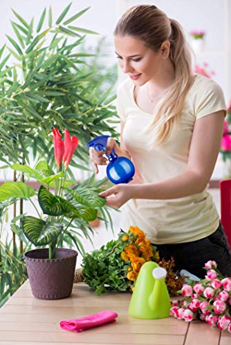 Nekava Sprühflasche leer 350ml | Verstellbarer Sprühkopf für feinen Nebel & Strahl | Hochglänzende Flasche mit Pearl-Effekt | Für Haare, Pflanzen, Reinigung, Fenster, Garten, Haushalt