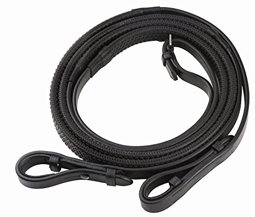 Henri de Rivel Pro Rubber Reins Black