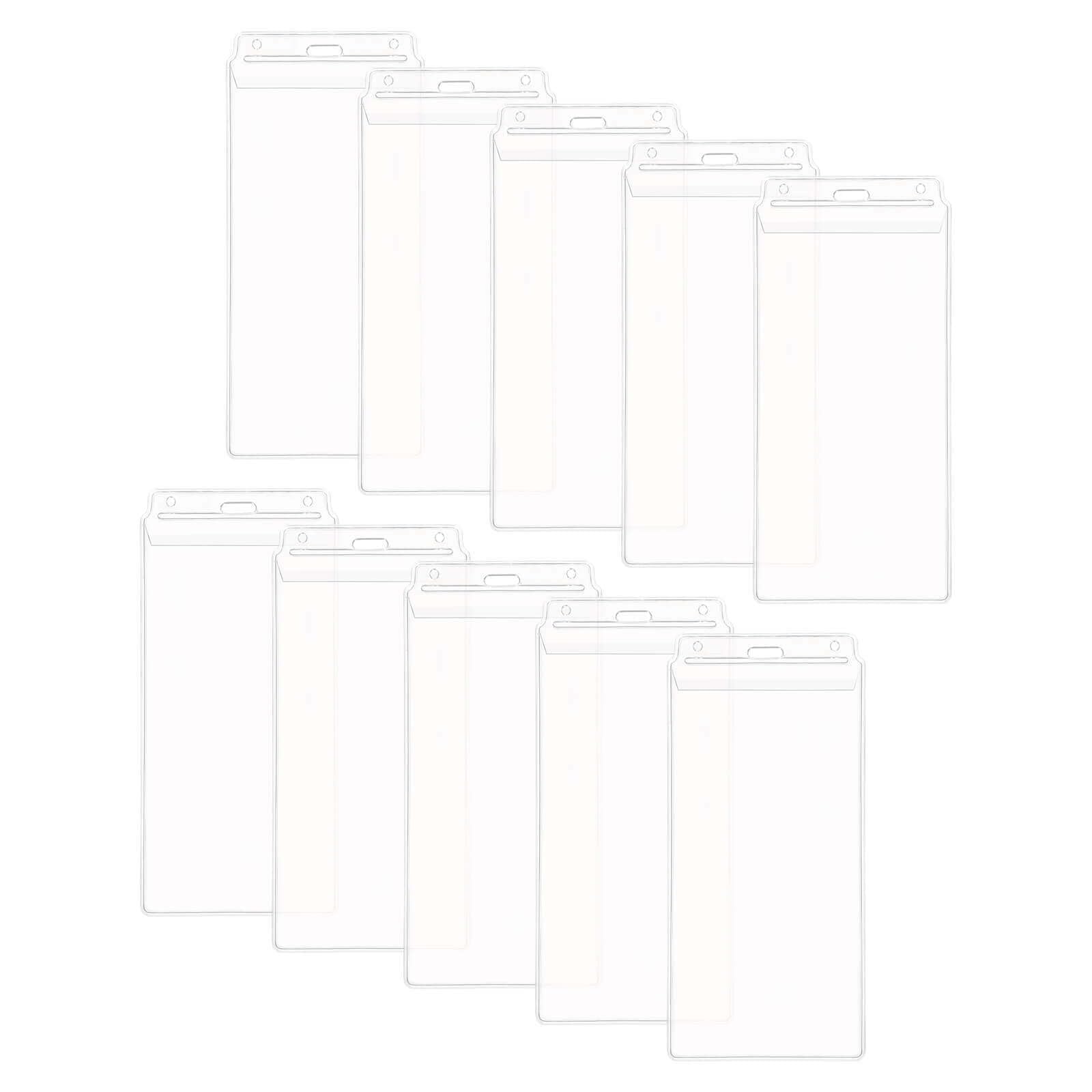 Konzert Ticket Hülle für Konzertkarten und Konzerttickets von Eventim 84 x 205 mm [100 Stück] Ausweishülle für Sportveranstaltungen Tickets